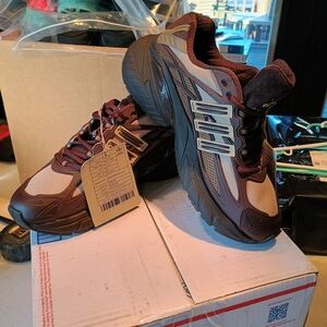 Sample Adidas Men's Brown and Tan Trail Running Sneakers